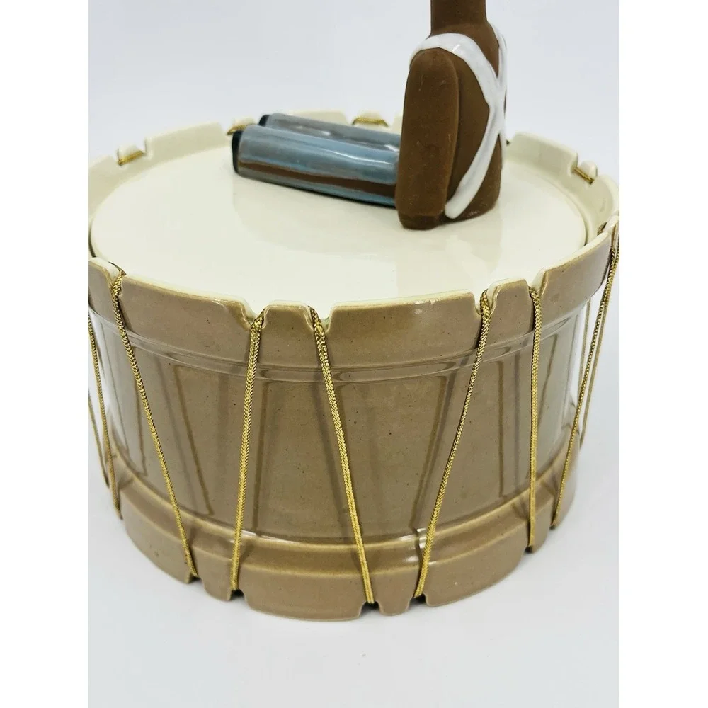 Red Wing Pottery Drummer Boy Drum Cookie Jar‎ Vintage